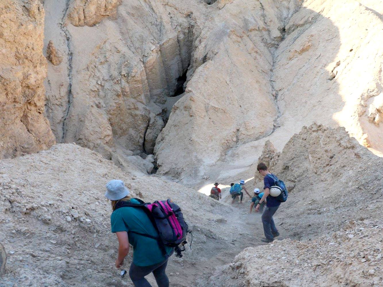 Rappelling in Israel Salt Cave - Banketgarim