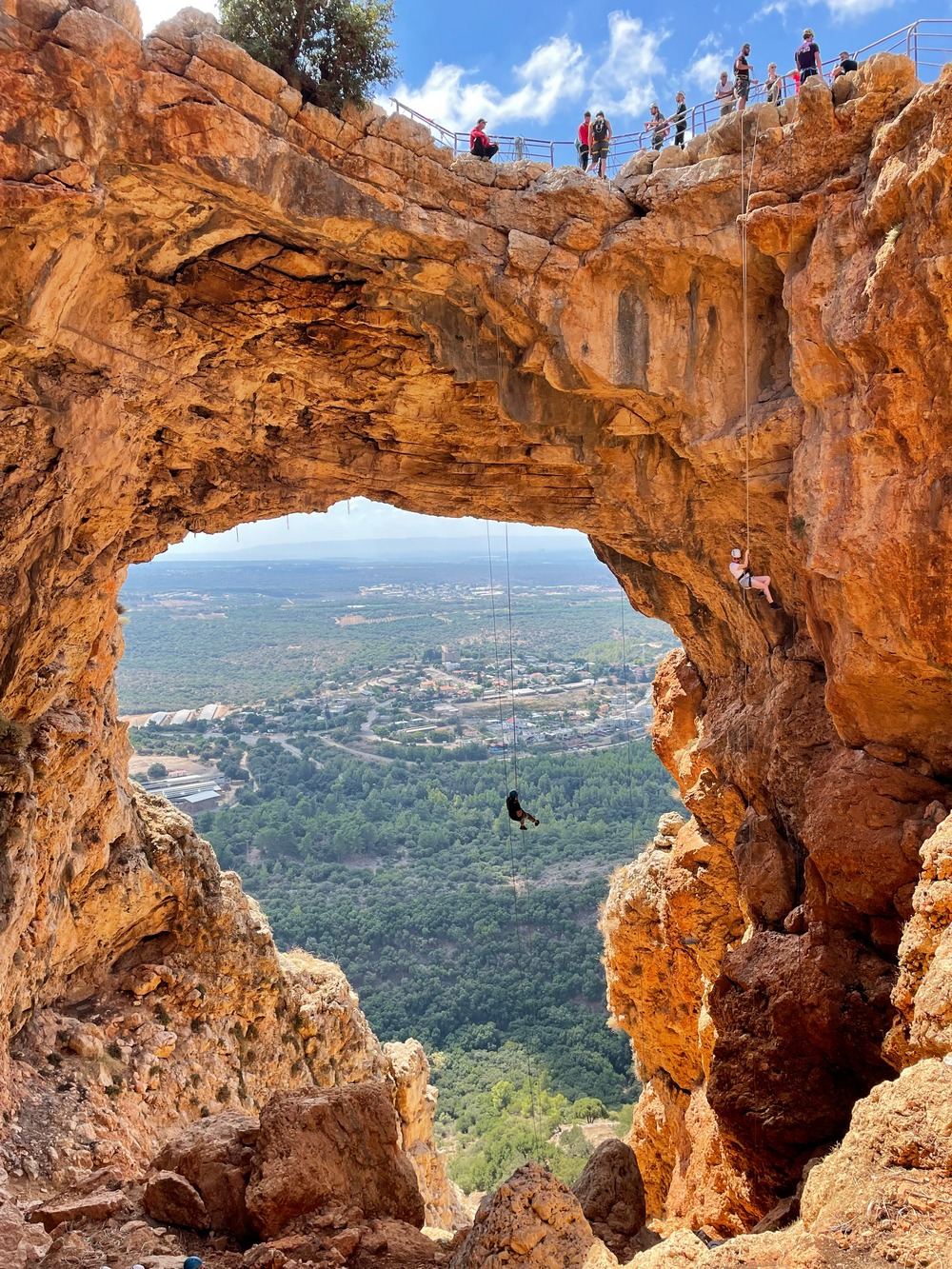 Rappelling Keshet Cave - Adventure in Israel