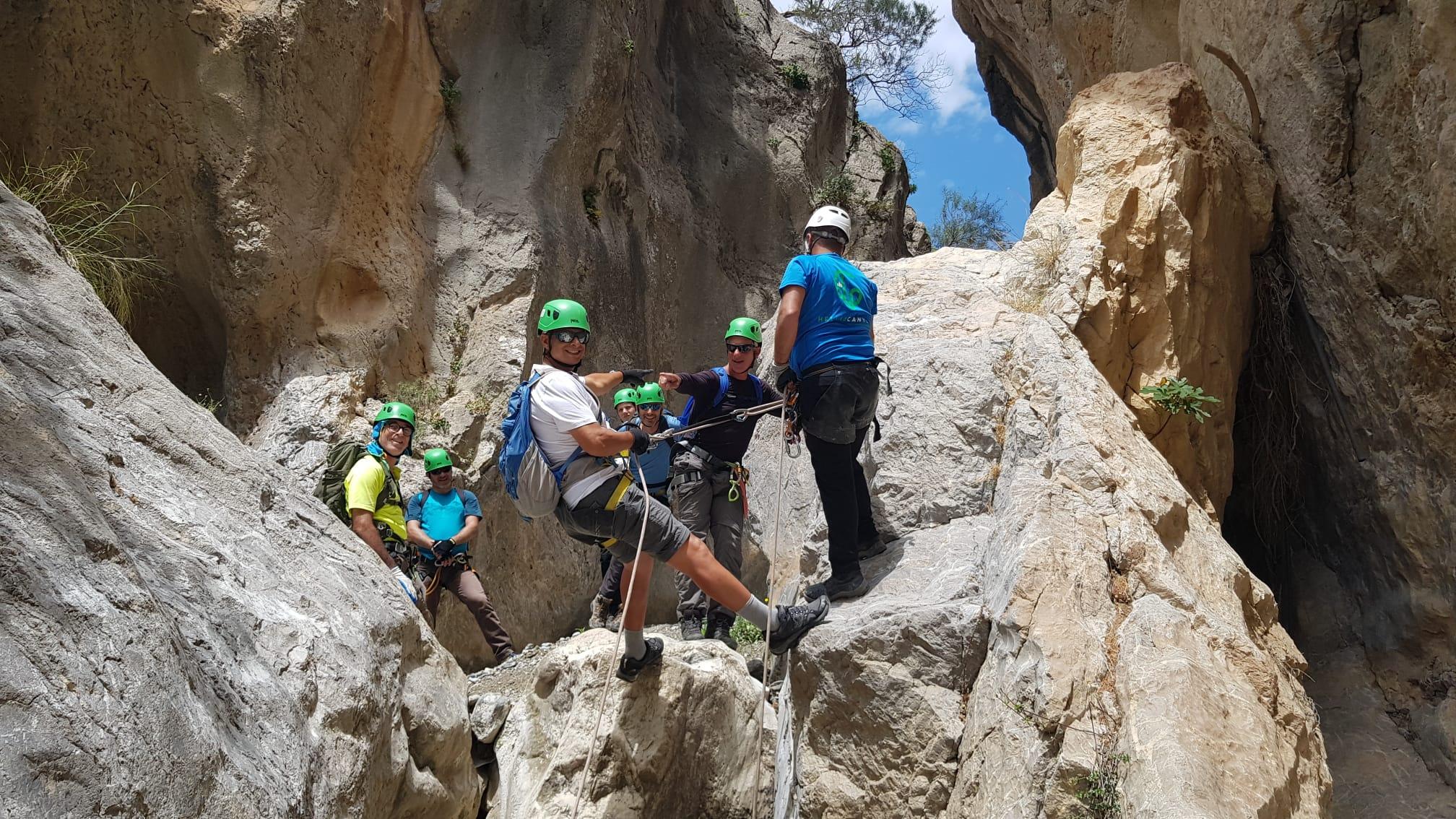 Canyoning in Crete