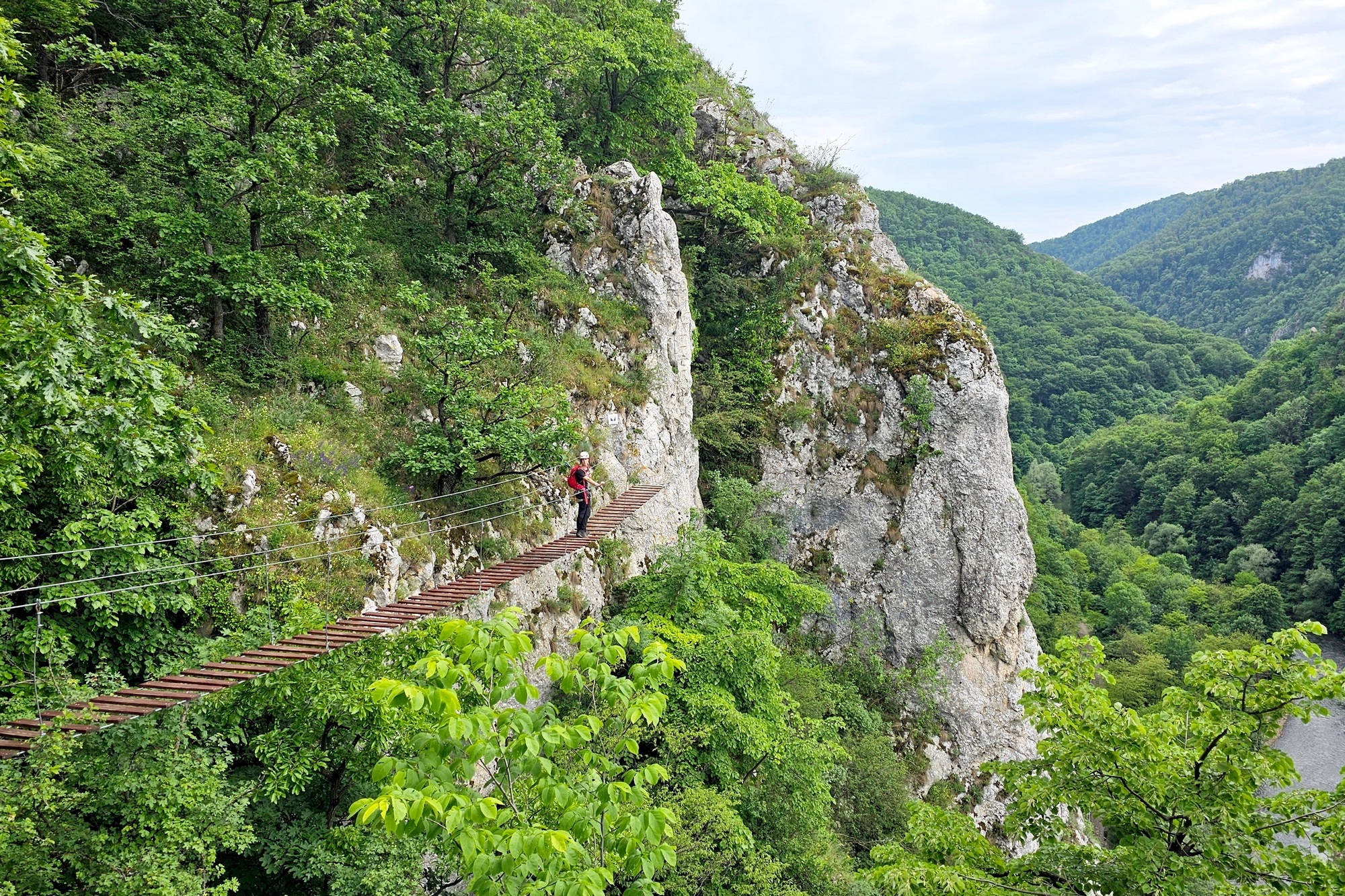 גשר חבלים, ויה פראטה, רומניה