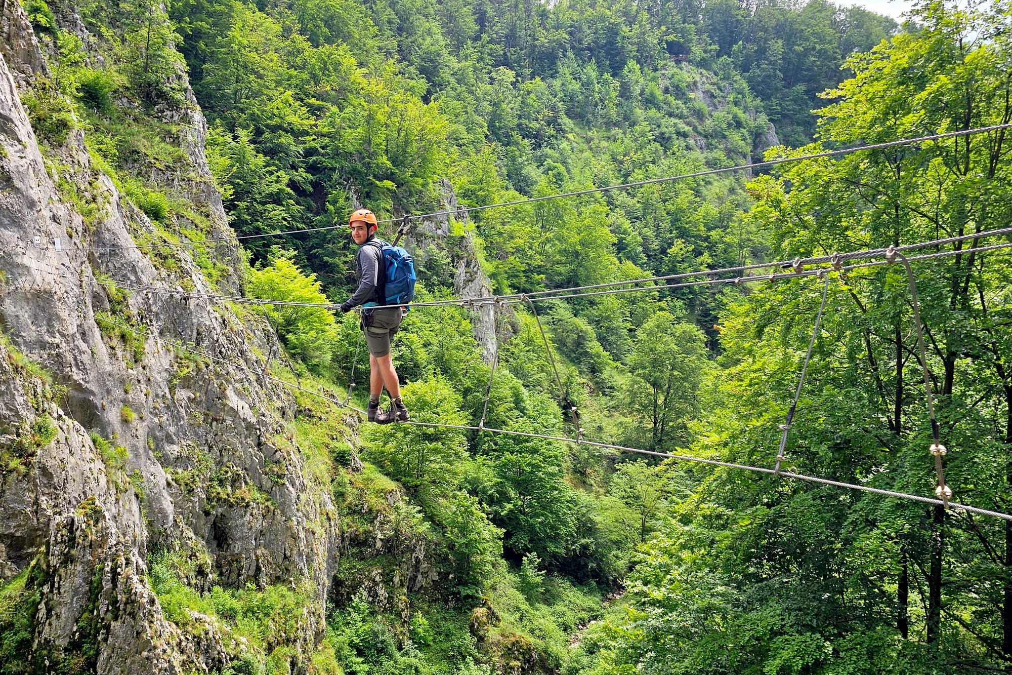 גשרי חבלים רומניה - ערוצים בטבע