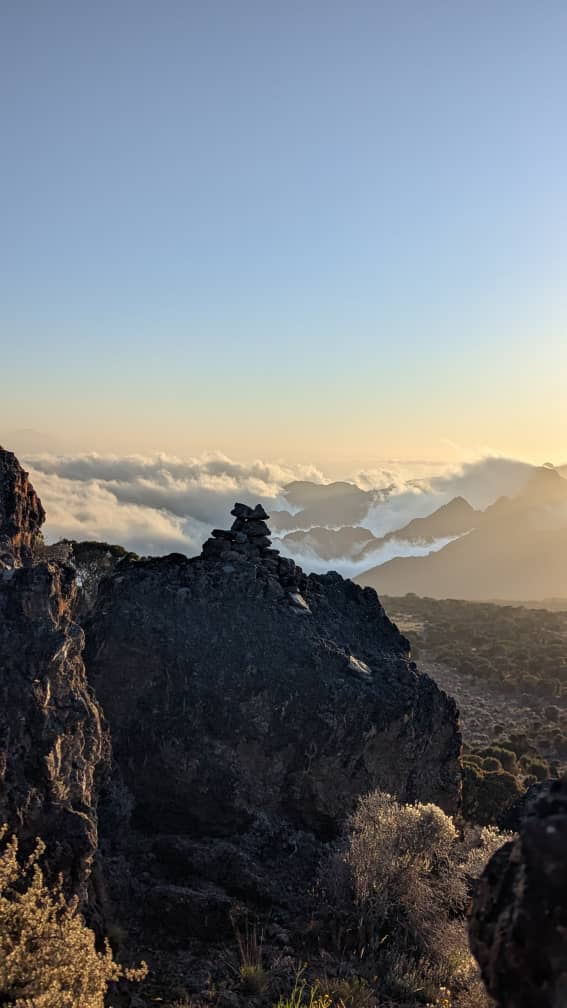 מעל העננים - הר הקילימנג'רו